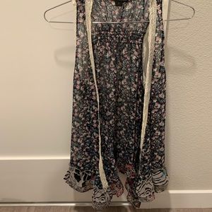 Forever 21 floral vest